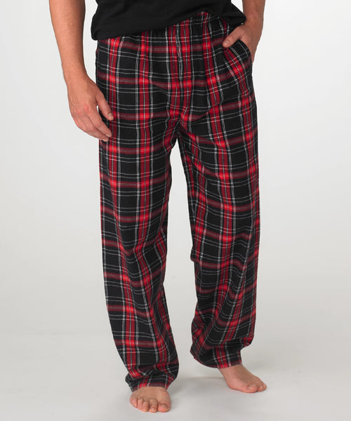 Boxercraft Spell Out Plaid Pajama Pants