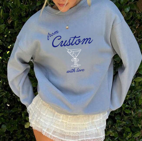 With Love Martini Crewneck