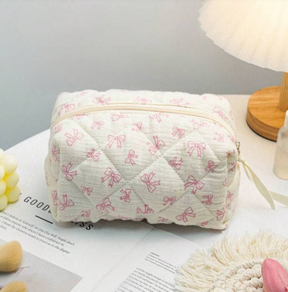 Bow Makeup Bag