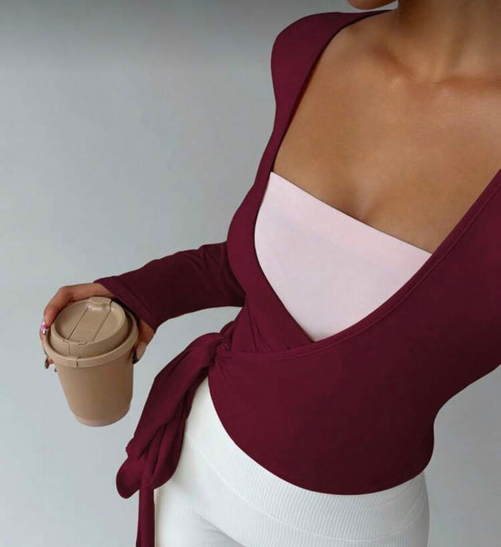 Wrap Long Sleeve