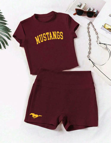 Baby Tee and Shorts Set