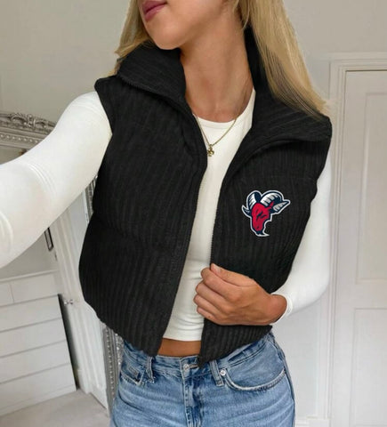 Corduroy Crop Vest