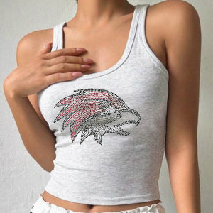 Big Rhinestone Logo Tank Top
