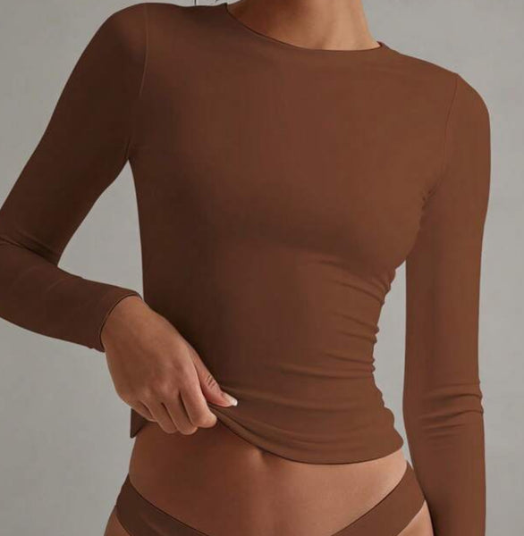 Smooth Fitted Long Sleeve