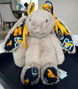 Custom College Jellycat Bunny – Handmade Clothing By D