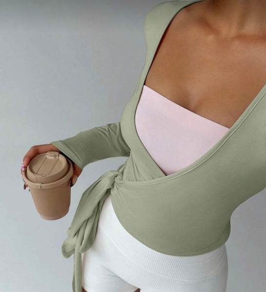 Wrap Long Sleeve