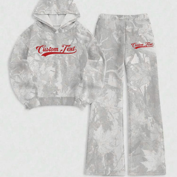 Camo Hoodie and Sweats Set