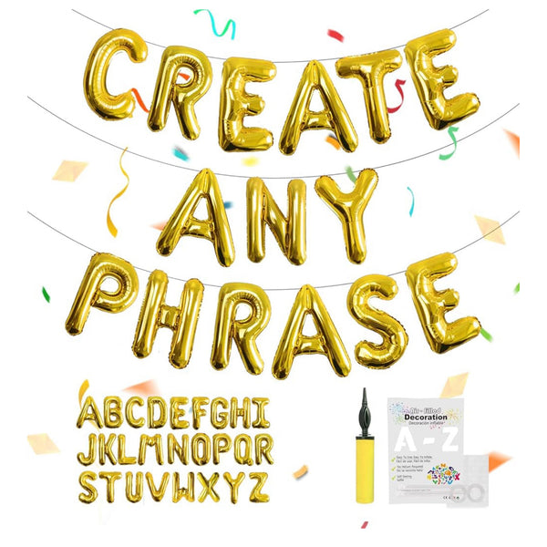 Banner Letter Balloons