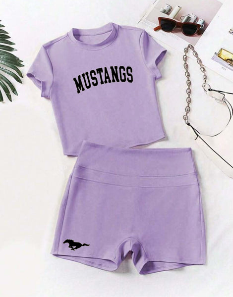 Baby Tee and Shorts Set