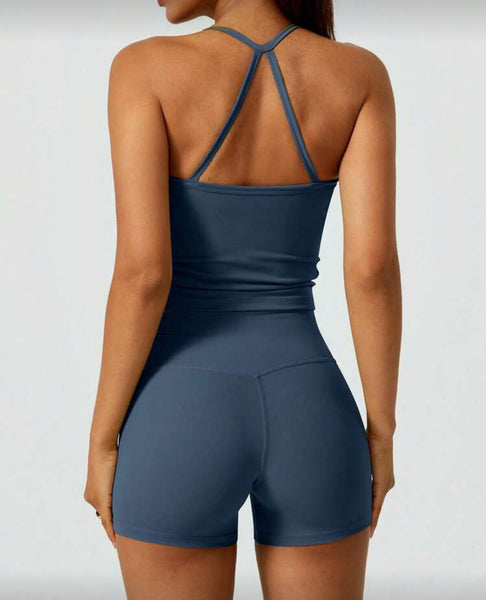 Workout Tank and Shorts Set