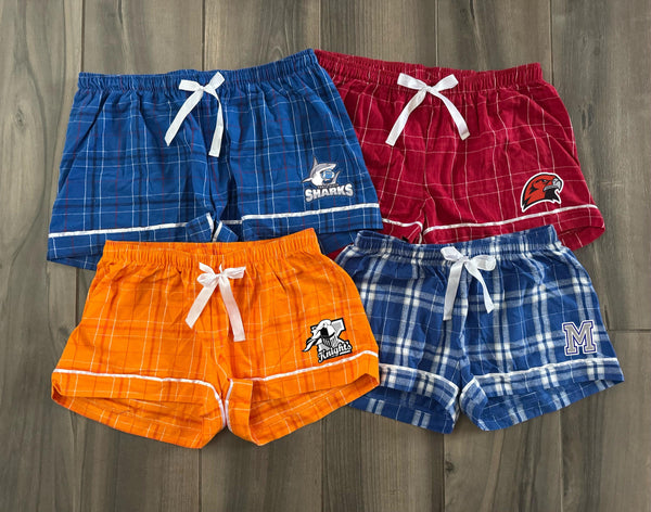 Logo Boxercraft Plaid Pajama Shorts