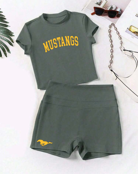 Baby Tee and Shorts Set