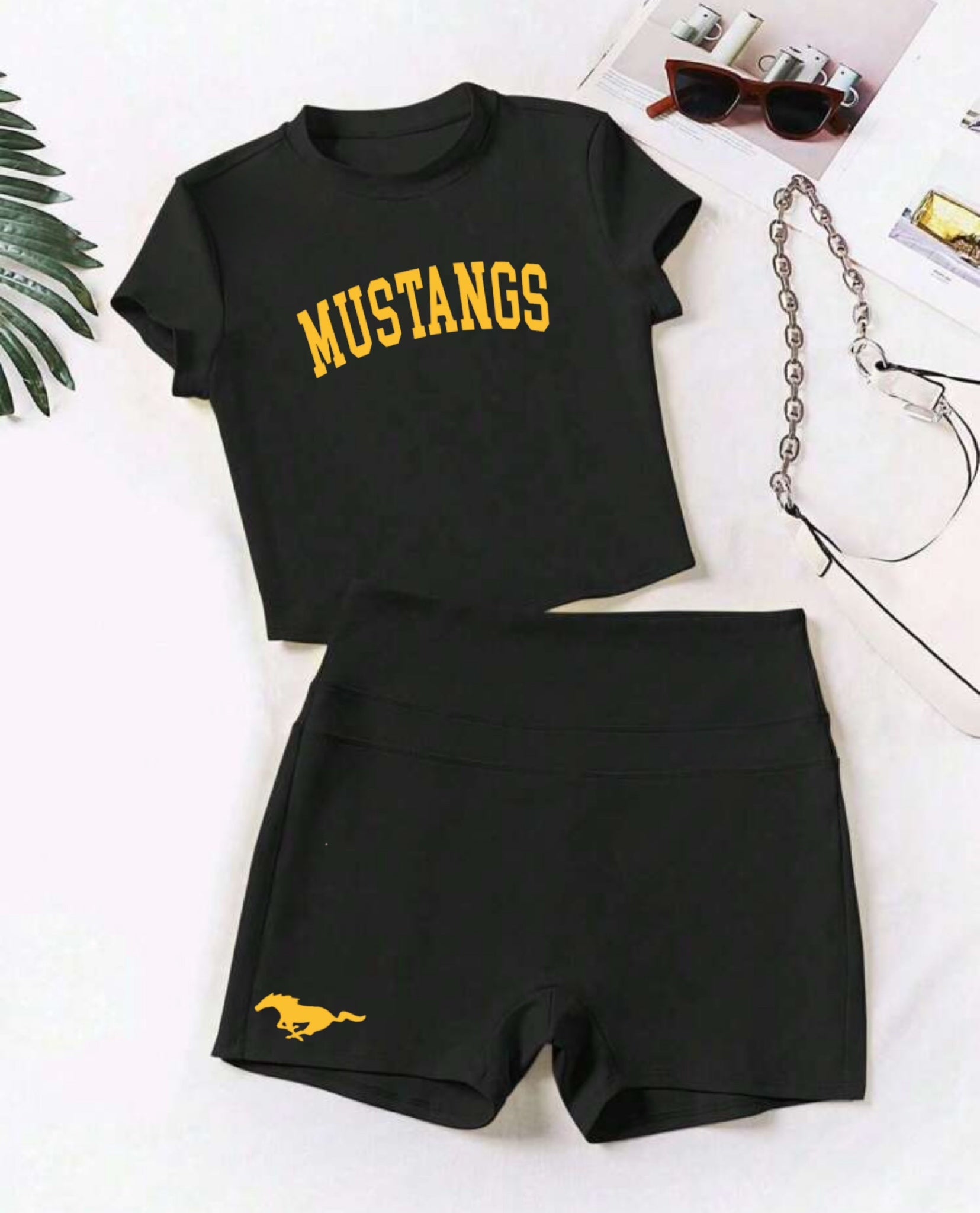 Baby Tee and Shorts Set