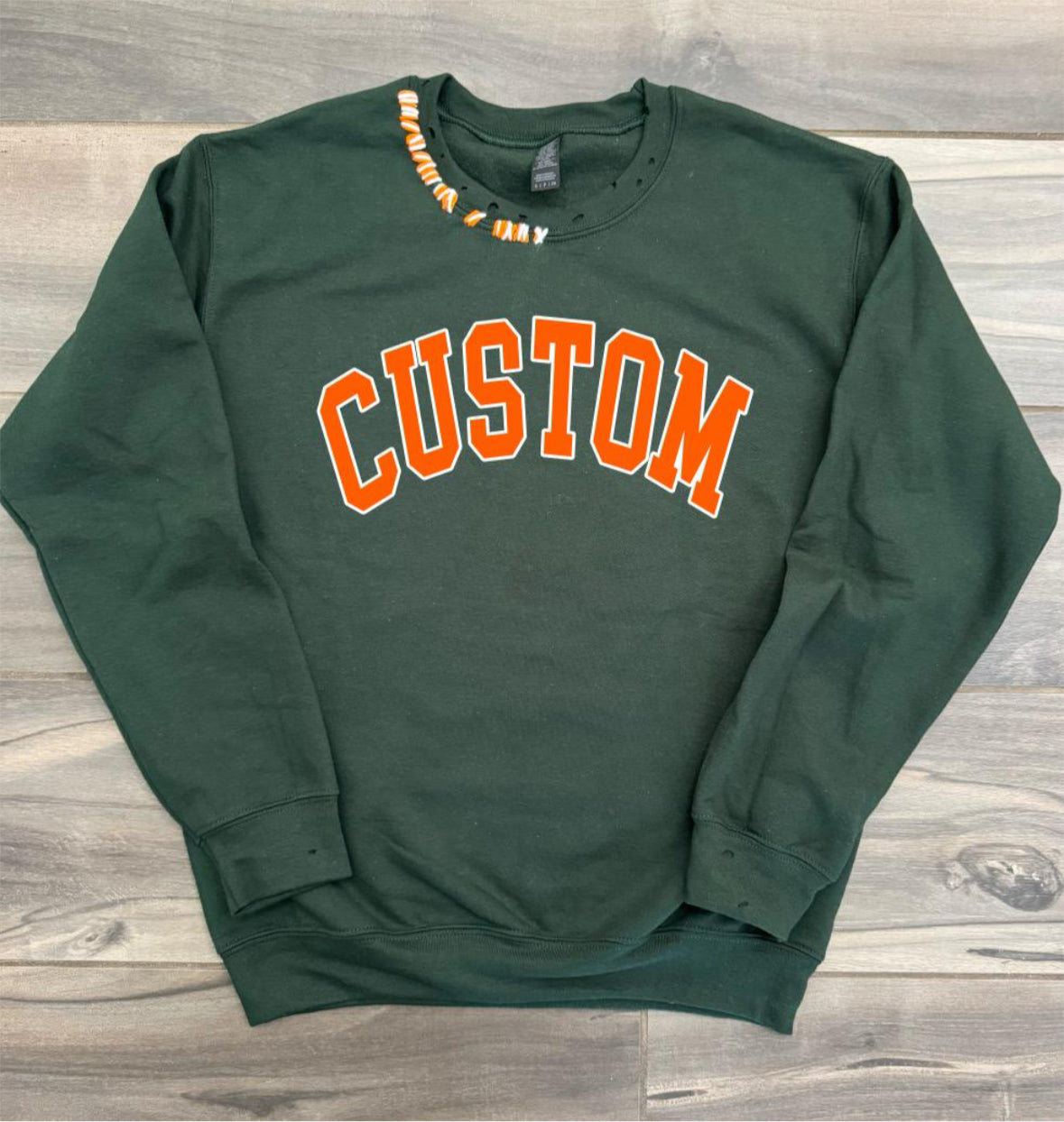 Varsity Hand Stitched Crew