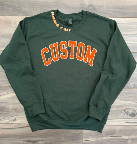 Varsity Hand Stitched Crew