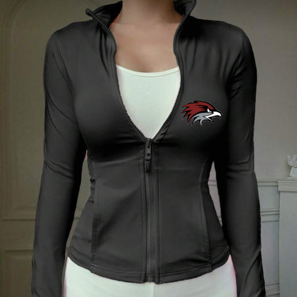 Fitted Athletic Material Jacket