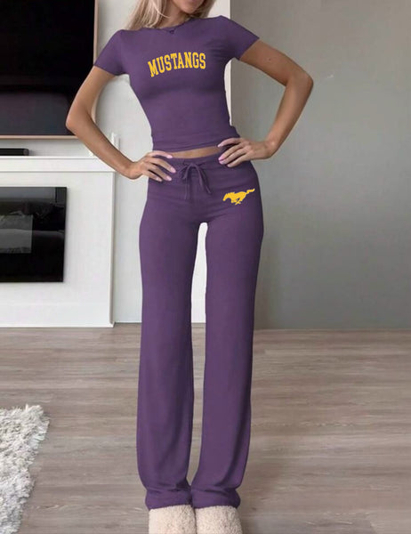 Baby Tee and Yoga Pants Set
