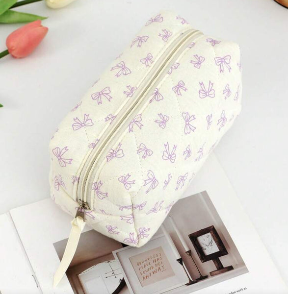 Bow Makeup Bag
