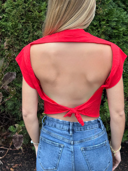 Open Back Tee