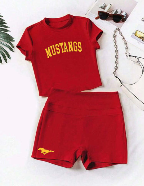 Baby Tee and Shorts Set