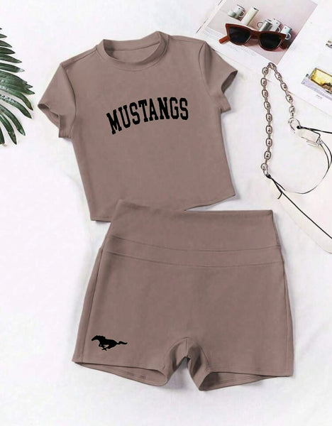 Baby Tee and Shorts Set