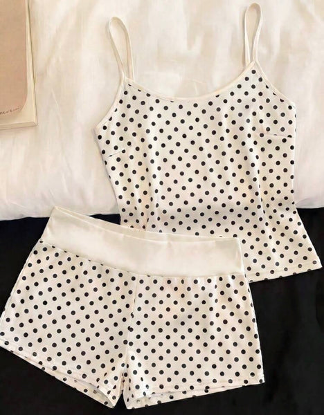 Striped Tank and Mini Shorts Set