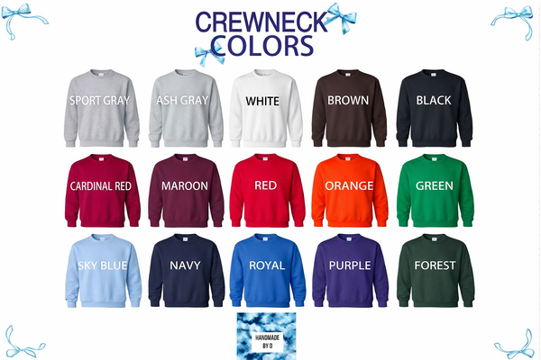 Arched Hand Stitched Crew