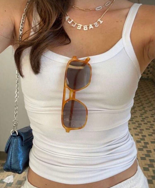 Ribbed Logo Tank
