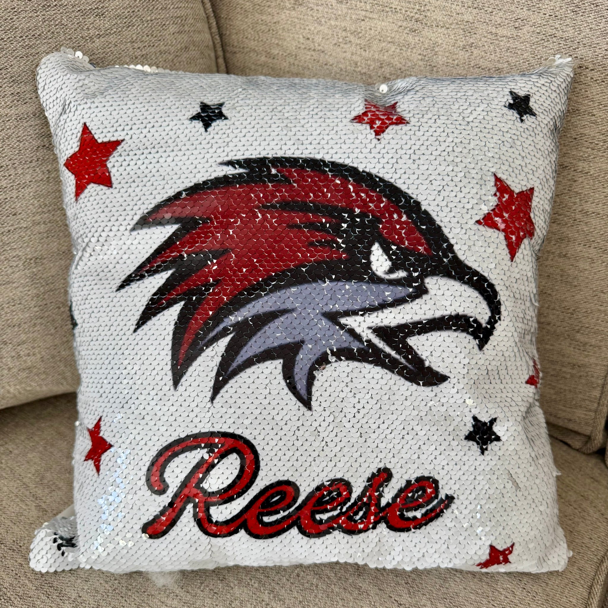 Magic Sequin Pillow – Handmade Clothing By D
