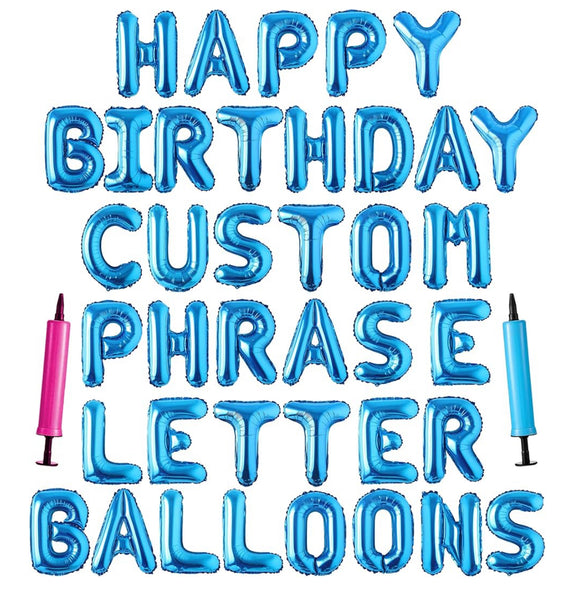 Banner Letter Balloons