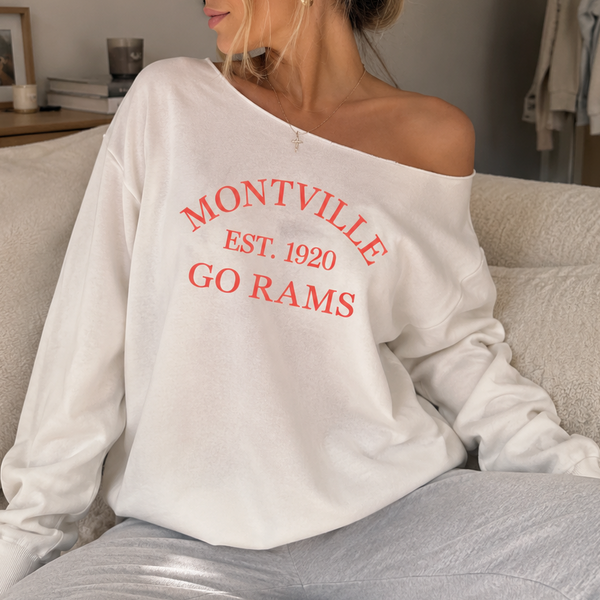 Minimalist Off Shoulder Crewneck