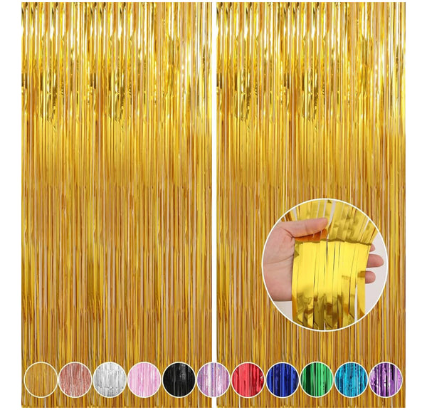 Curtain Tinsel Backdrop