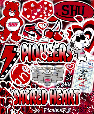 Spray Paint Art Blanket NEW Character Style