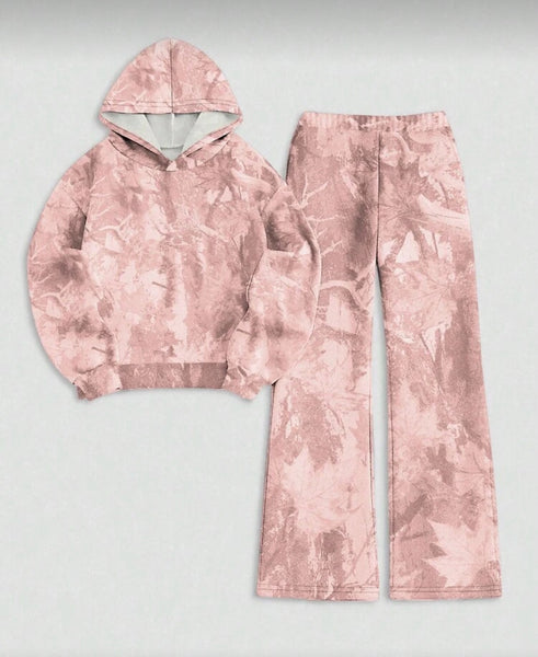 Camo Hoodie and Sweats Set