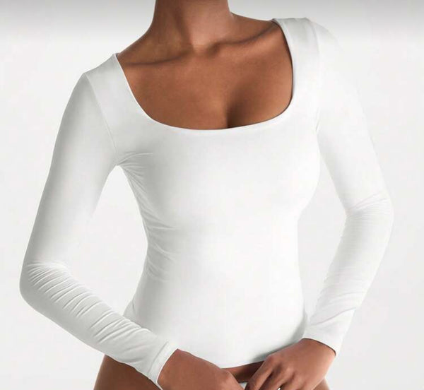 Buttery Square Neck Long Sleeve