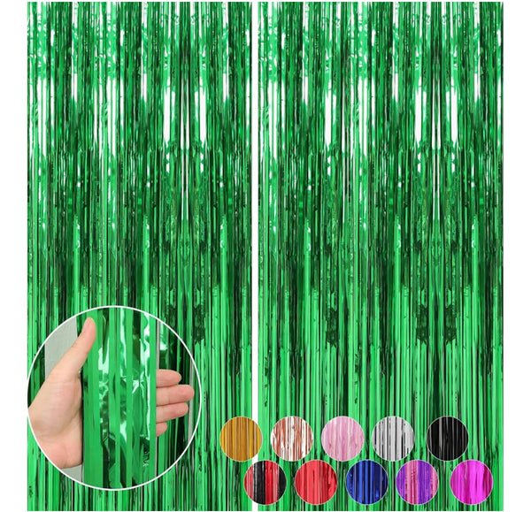 Curtain Tinsel Backdrop