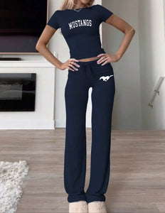 Baby Tee and Yoga Pants Set