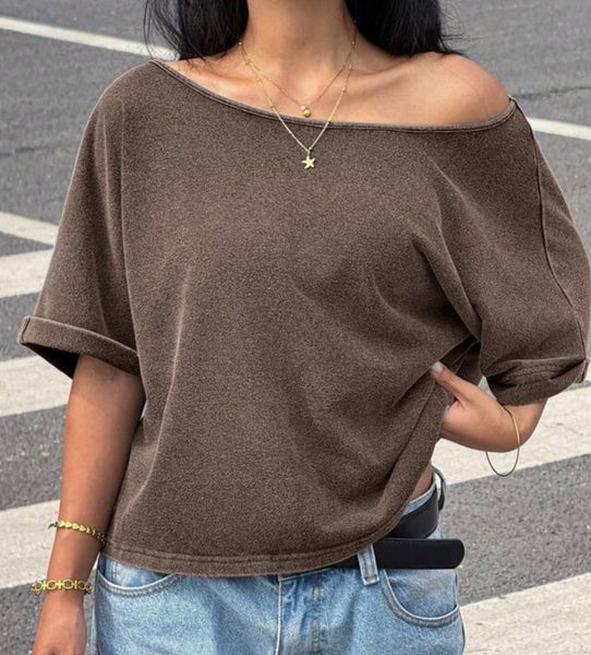 Oversized Off Shoulder Tee