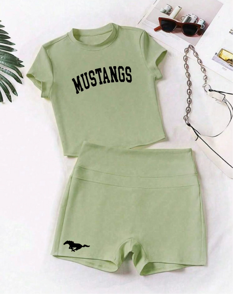 Baby Tee and Shorts Set