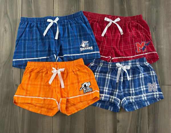 Logo Boxercraft Plaid Pajama Shorts
