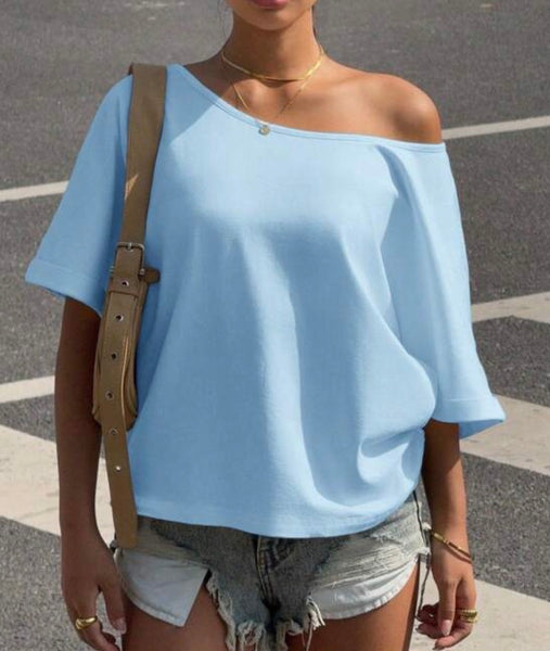 Oversized Off Shoulder Tee