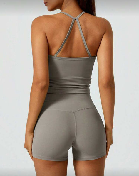 Workout Tank and Shorts Set