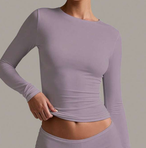 Smooth Fitted Long Sleeve