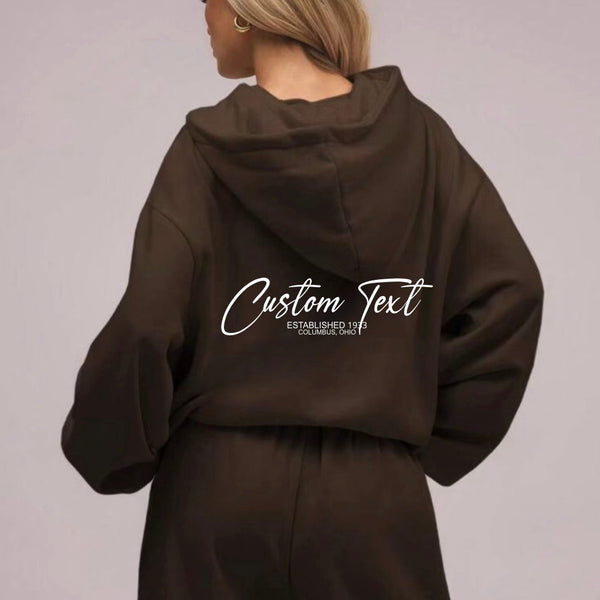 Trendy Script Hoodie
