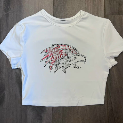 Rhinestone Logo Baby Tee
