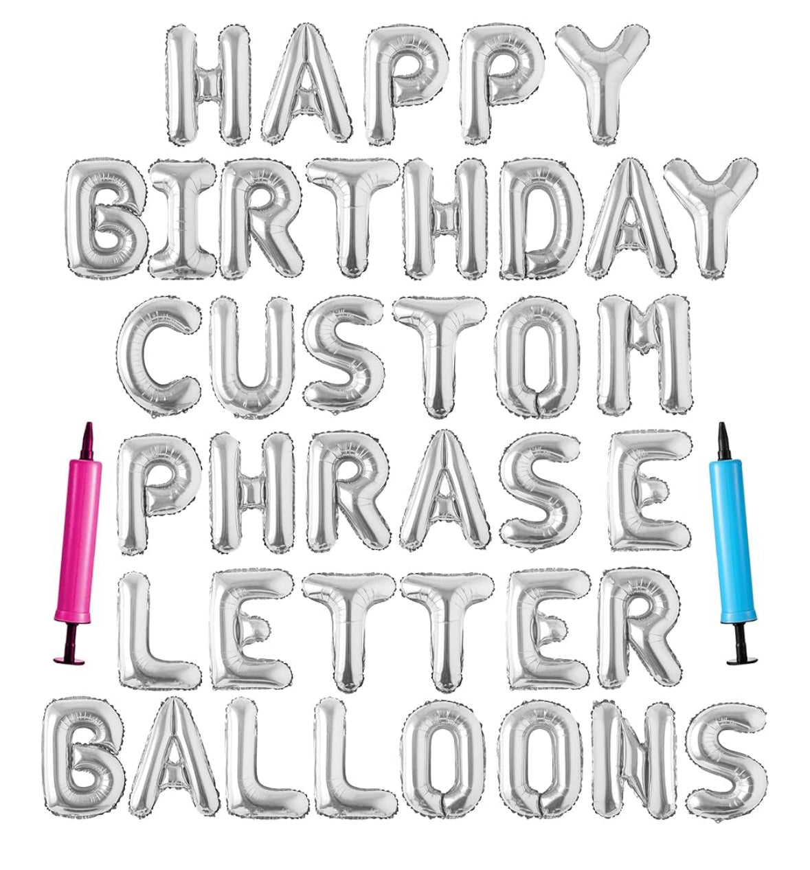 Banner Letter Balloons