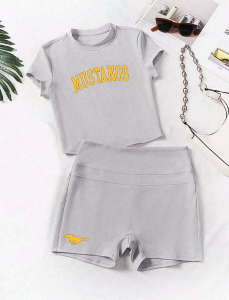 Baby Tee and Shorts Set