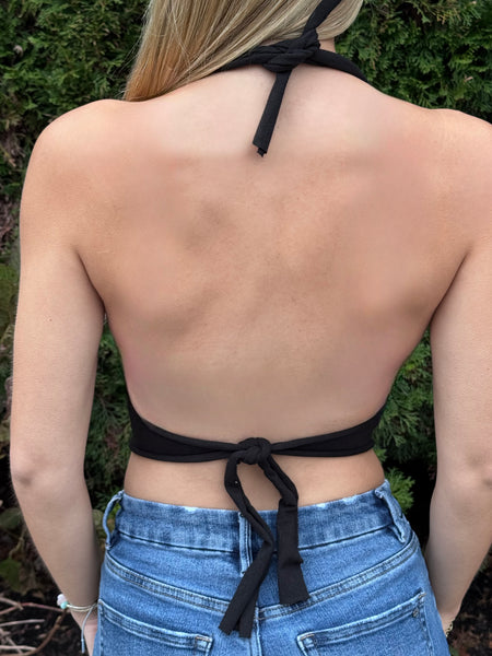 Open Back V Neck Tank