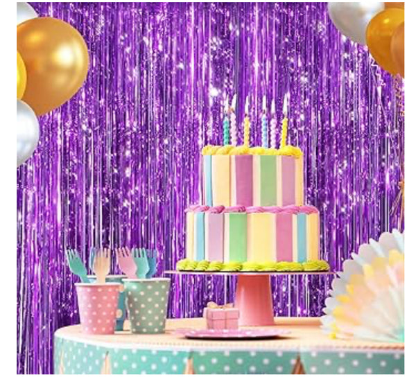 Curtain Tinsel Backdrop