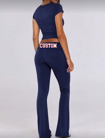 Baby Tee and Yoga Pants Set